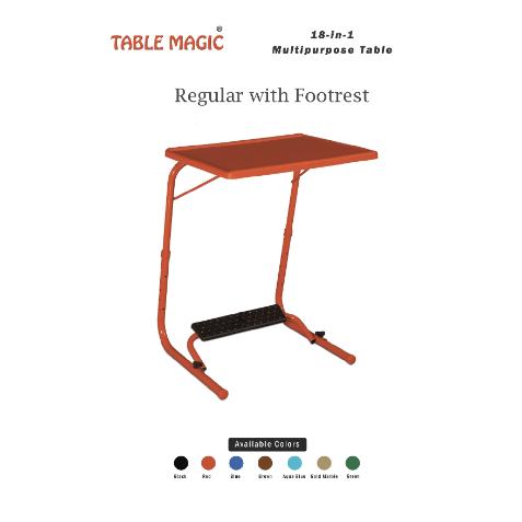 Shinesonic Single Side Footrest TableMate